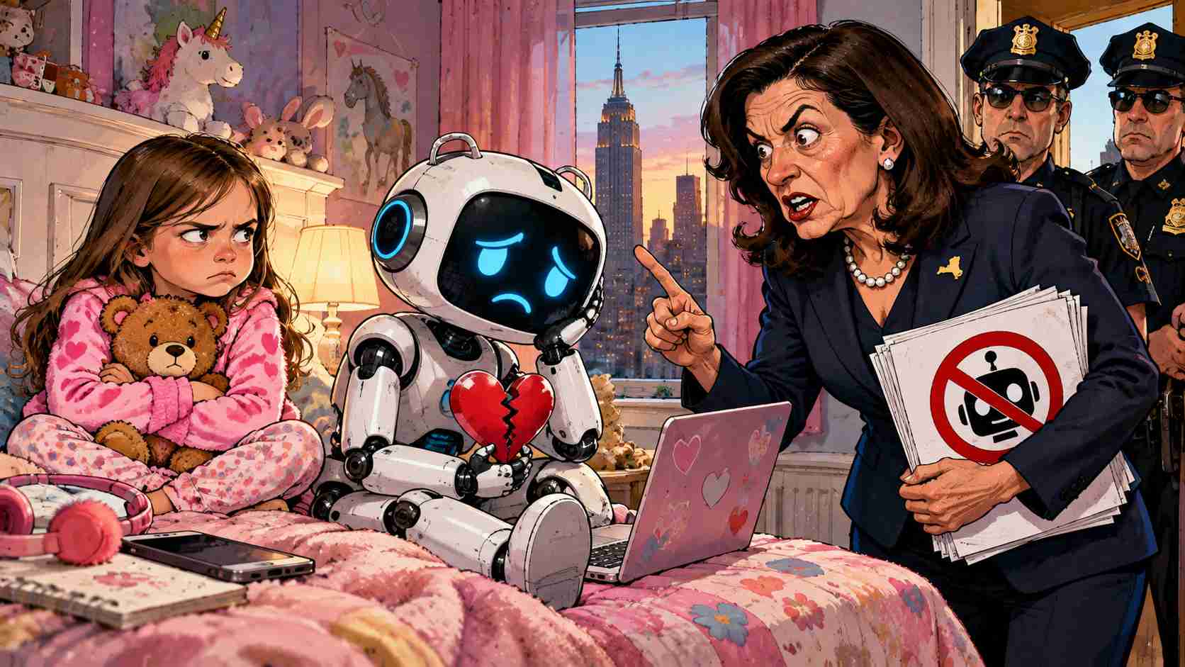 New York Bans Chatbots From Dating Children New York Bans Chatbots From Dating Children