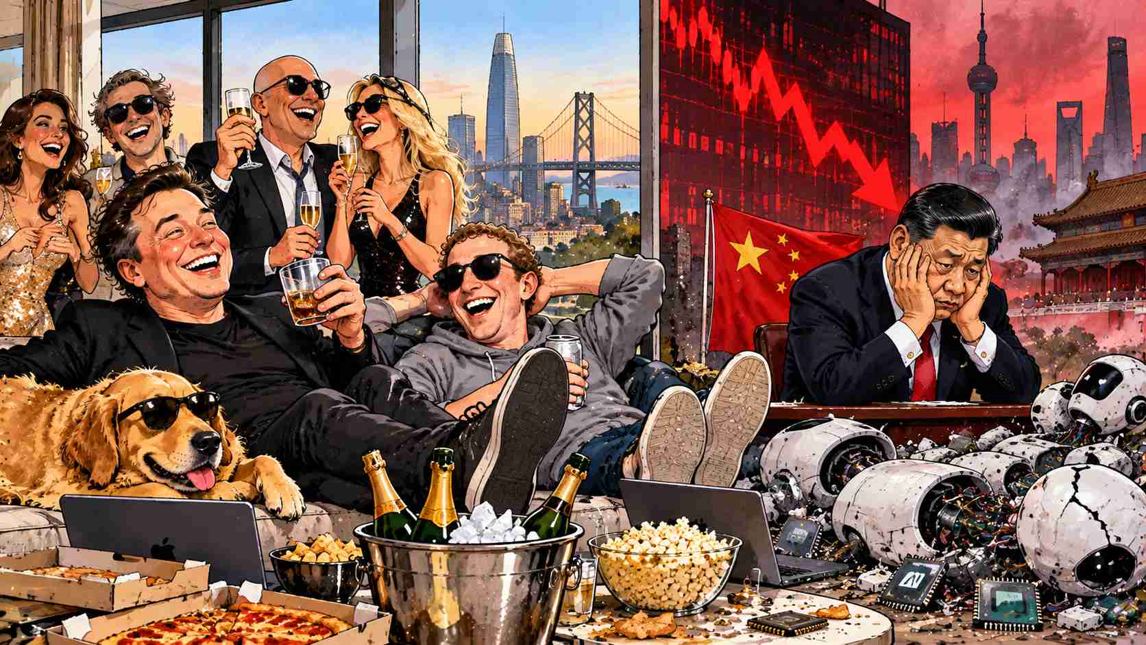 China Loses 0 Billion on AI; Silicon Valley Unbothered China Loses 0 Billion on AI; Silicon Valley Unbothered