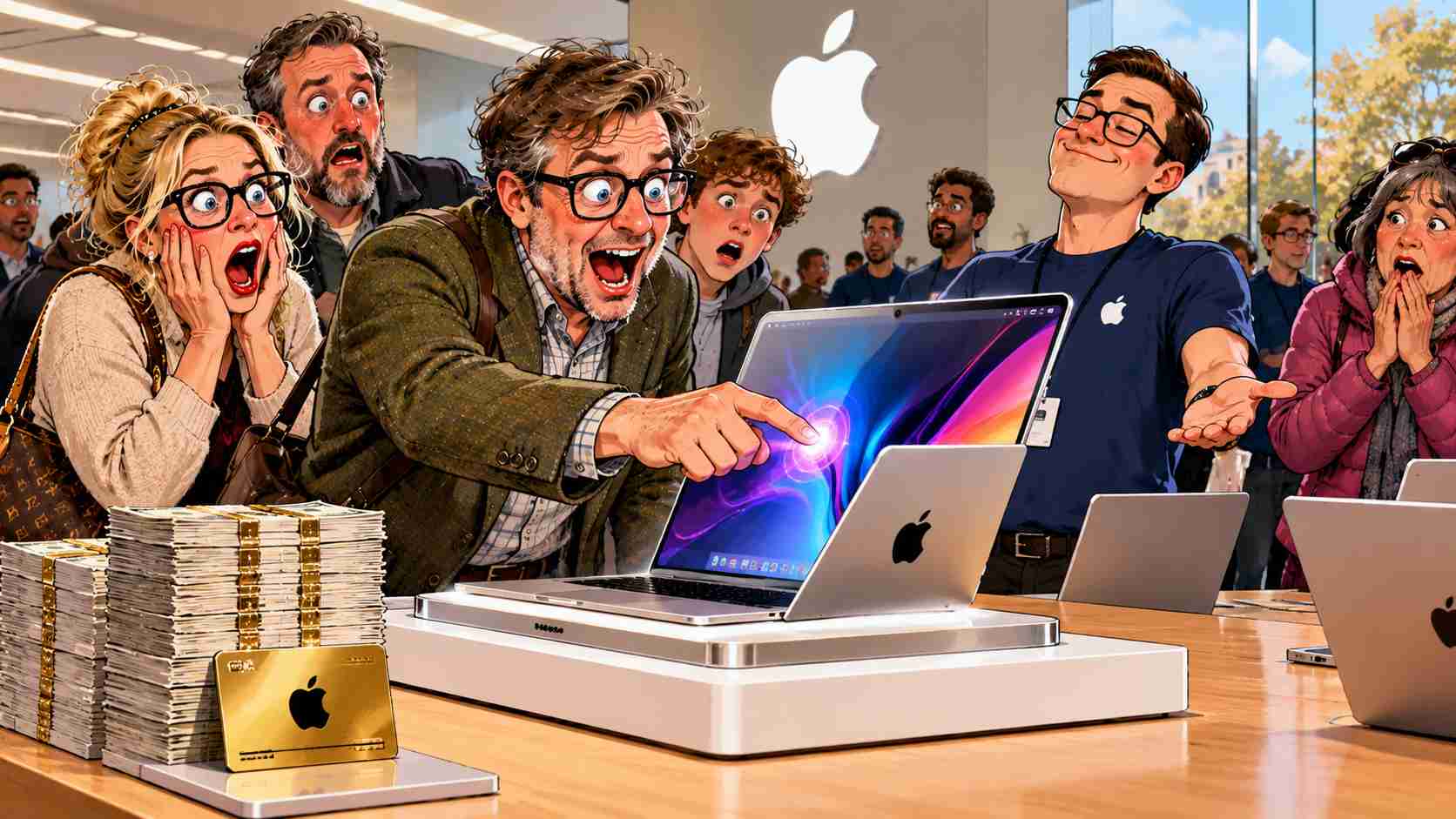 Apple’s ,549 Laptop Lets You Touch the Screen