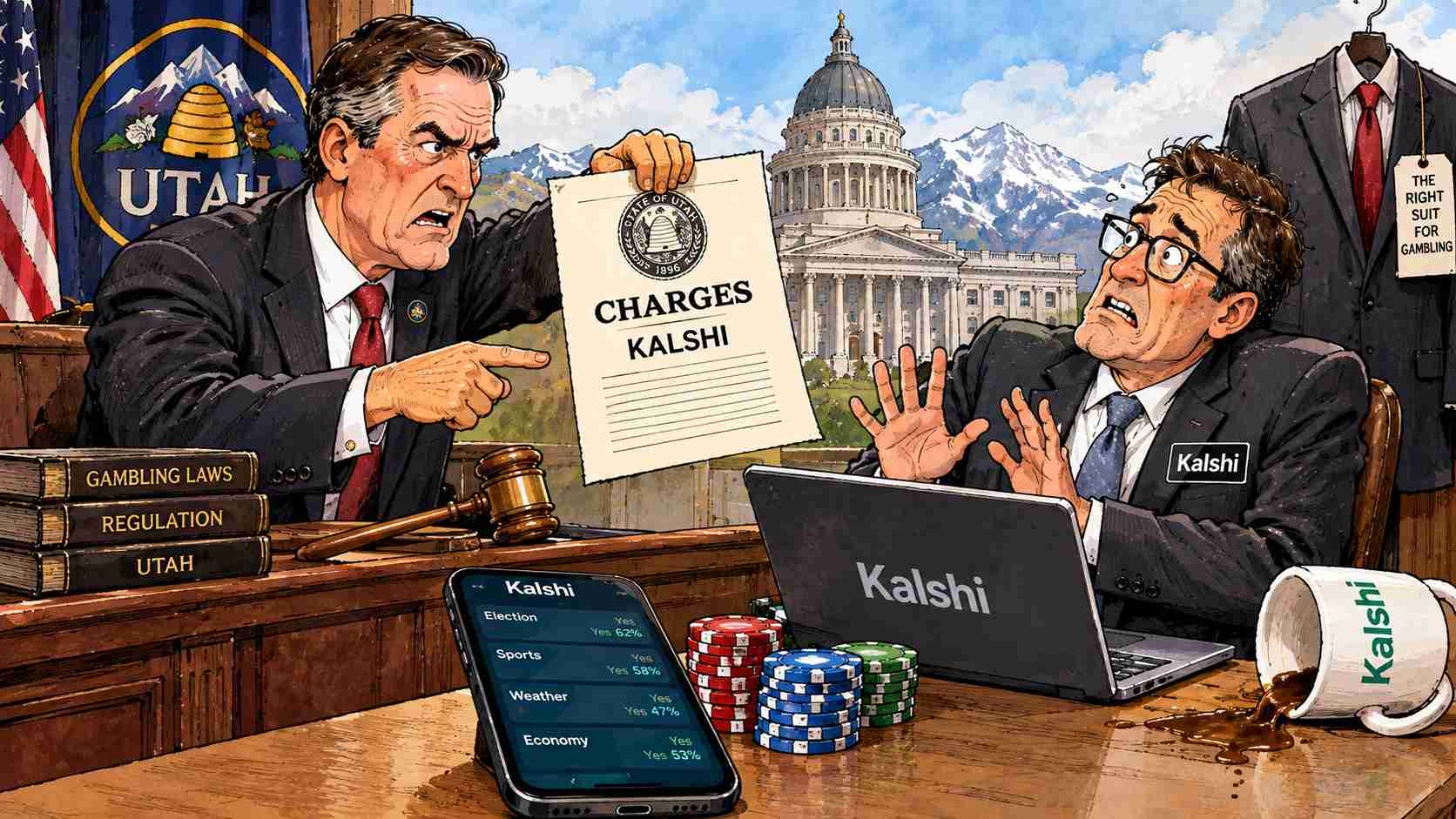 Utah Charges Kalshi: Gambling Needs a Suit